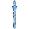 Glass Menage Puppy Dildo Blue