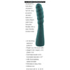 Gender X Scorpion Rechargeable Silicone Vibrator Teal