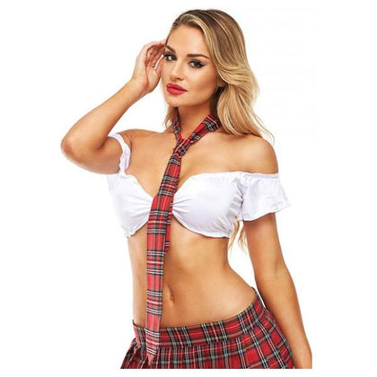 Teacher's Pet School Girl Tie Red O/s