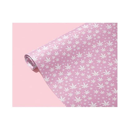 Pink Pot Leaf Wrapping Paper