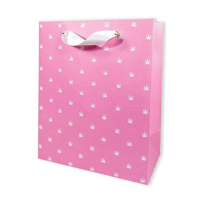 Polka Pot Gift Bag - Pink/white