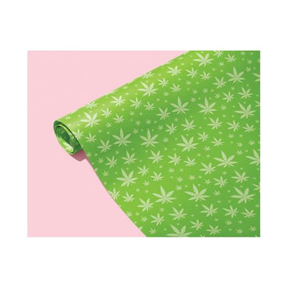 Green Pot Leaf Wrapping Paper