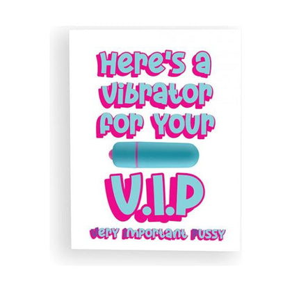 Naughty Vibes Vip Greeting Card