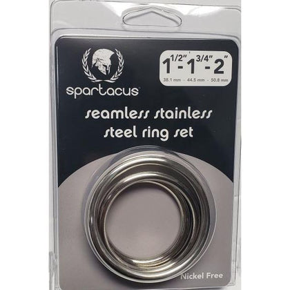 Seamless Stainless Steel C Ring Set - 1.5 1.75