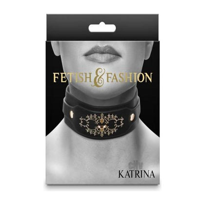 Fetish Fashion Katrina Collar Blk/gld