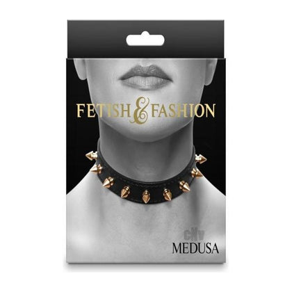 Fetish Fashion Medusa Collar Blk/gld