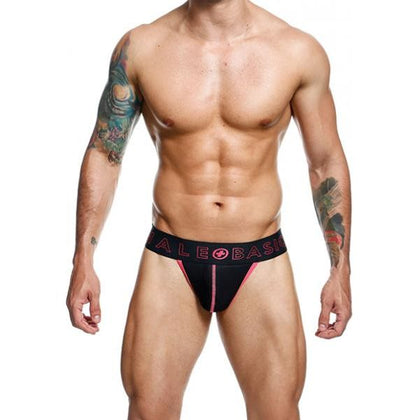 Male Basics Neon Thong  Coral Xl