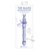 Glass Menage Rabbit Dildo Purple