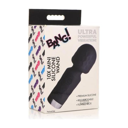 Bang 10x Mini Silicone Wand Black