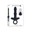 Gender X Slayer Rechargeable Ring Thruster Vibe Silicone Black