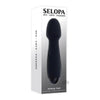 Selopa Power Trip Rechargeable Vibrating Wand Silicone Black