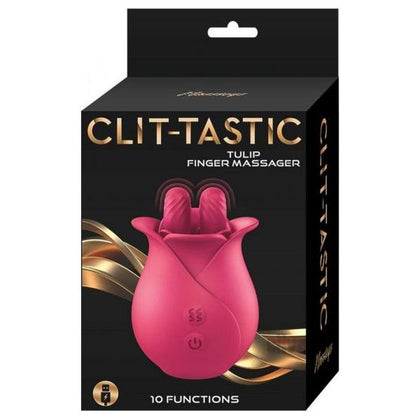 Clit-tastic Tulip Finger Massager Red