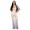 Bodystocking Gown White/ Hydrangea O/s