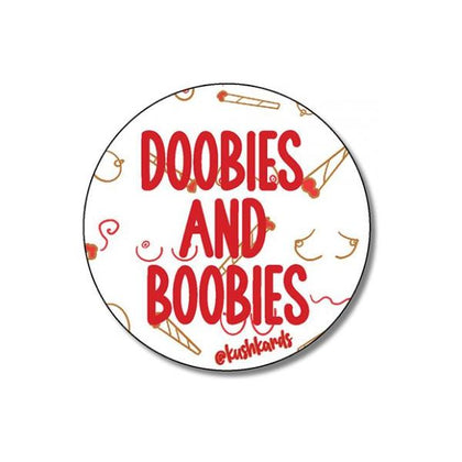 Doobies And Boobies Sticker - Pack Of 3