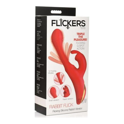 Flicking Silicone Rabbit Vibrator