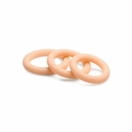 Jock Silicone Cock Ring 3-piece Set Light