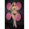 Lapdance Rainbow Crop Top & Pants Set Q/s