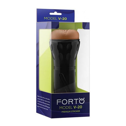 Forto Model V-20 Hard-side Vagina Masturbator - Tan