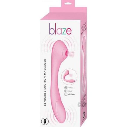 Blaze Bendable Suction Massager Pink