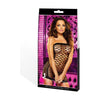 Lapdance Xtc Diamond Net Mini Dress Black O/s