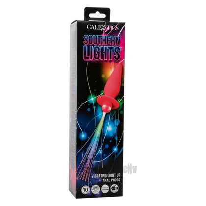 Southern Lights Rechargeable Vibrating Light Up Anal Probe - Pink