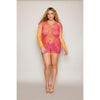 Two-tone Ombre Seamless Bodystocking Watermelon/mimosa Osq