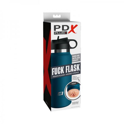 Pdx Plus Fuck Flask Private Pleaser Stroker - Light/blue