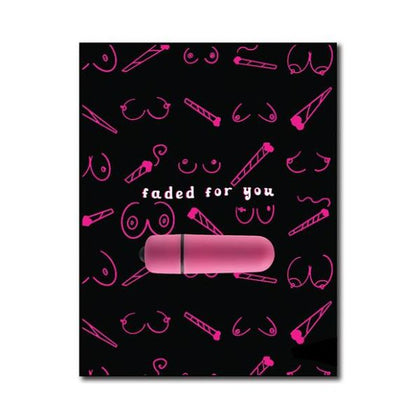 420 Foreplay Faded For You Greeting W/rock Candy Vibrator & Fresh Vibes Towelettes