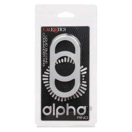 Alpha Liquid Silicone Commander Cock Ring - Natural