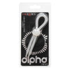 Alpha Liquid Silicone Lasso Cock Ring - Natural