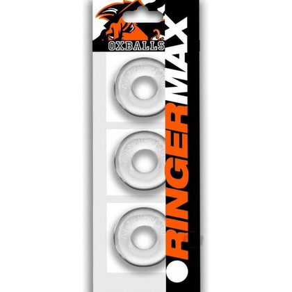 Oxballs Ringer Max 3 Pack Cockrings - Clear