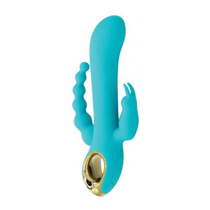 Natalie's Toy Box Mighty Magic Clit, G-spot & Anal Vibrator - Aqua