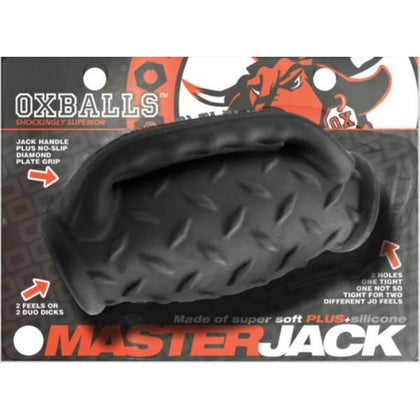 Oxballs Masterjack Double Penetration Stroker - Jo Black Ice