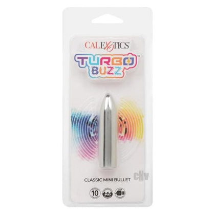 Turbo Buzz Classic Mini Bullet Stimulator - Silver