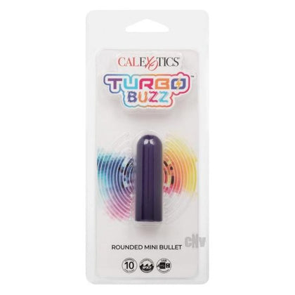 Turbo Buzz Rounded Mini Bullet Stimulator - Purple