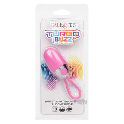 Turbo Buzz Bullet Stimulator W/removable Silicone Sleeve - Pink