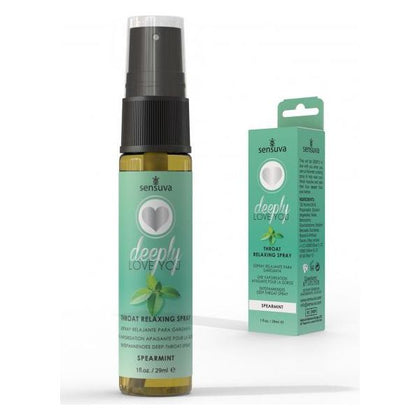 Sensuva Deeply Love You Throat Relaxing Spray Spearmint 1 Oz.