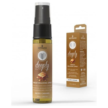 Sensuva Deeply Love You Throat Relaxing Spray Salted Caramel 1 Oz.