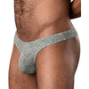 Ribbed & Ready Thong Grey L/xl