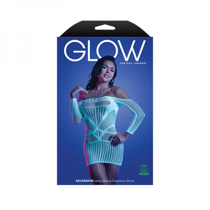 Fantasy Lingerie Glow Ascension Glow-in-the-dark Seamless Long Sleeve Dress O/s