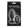 Renegade Alpine 2.0 Gyrating And Vibrating Plug With Remote Black