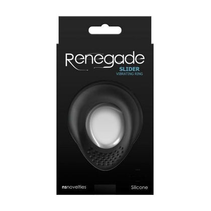 Renegade Slider Vibrating Cock Ring Black