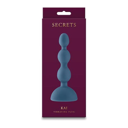 Secrets Kai Vibrating Anal Plug Dark Teal