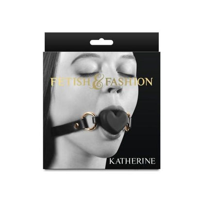 Fetish & Fashion Katherine Heart Gag Black