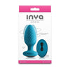 Inya Alpine 2.0 Gyrating And Vibrating Plug With Remote Teal