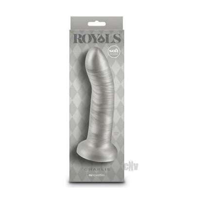 Royals Charlie 7 In. Metallic Curved Dildo Champagne