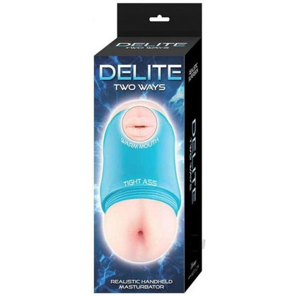 Delite Two Ways Mouth & Ass Beige