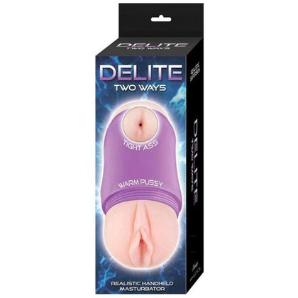 Delite Two Ways Vagina & Ass Beige