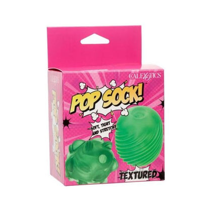 Pop Sock Textured Masturbator - Green