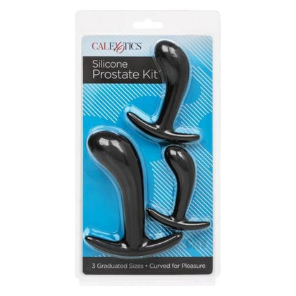 Silicone Anal Training Prostate Kit - Black